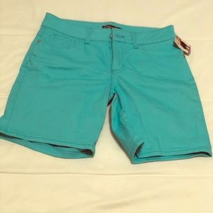 Teal shorts